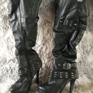 Studded boots
